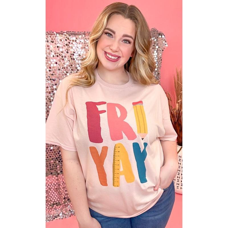 Fri-Yay Ruler Graphic T-Shirt Hoodie Sweatshirt | PrintMintTees.com