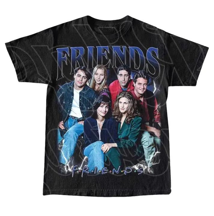 Friends TV Show Vintage T-Shirt, Gift For Fans, Movie Fan Shirt, Movie Shirt Hoodie, Sweatshirt | PrintMintTees.com