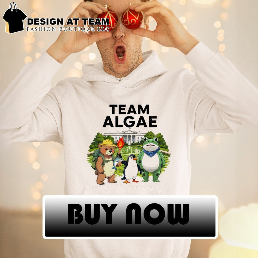 Frog Penguin Bear Team Algae FDT Make Algae Great Again Patriotic White house 2026 shirt