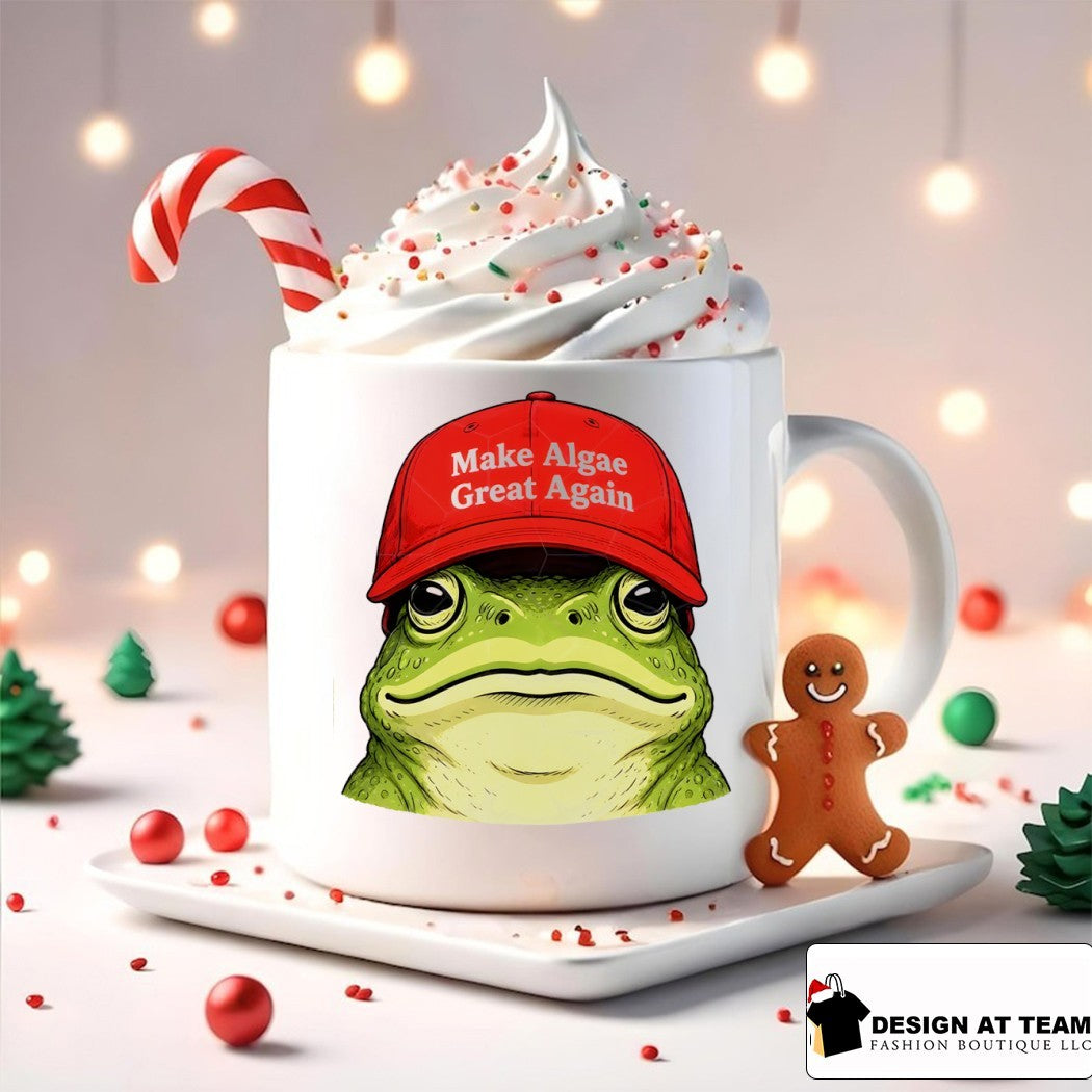 Frog Team Algae Make Algae Great Again hat Patriotic American flag 2026 shirt