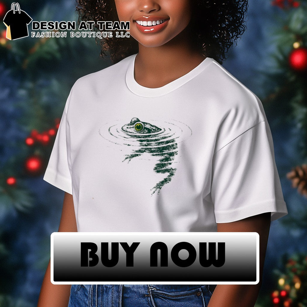 Frog swimming meme shirt