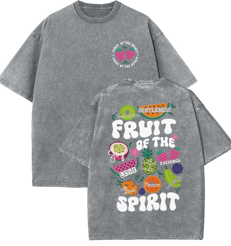 Fruit Spirit Washed Christian Vintage 90s Top Womenswear Cotton T-Shirts, Hoodie, Sweatshirt