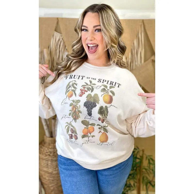 Fruit of the Spirit Graphic Sweatshirt Shirt Hoodie | PrintMintTees.com