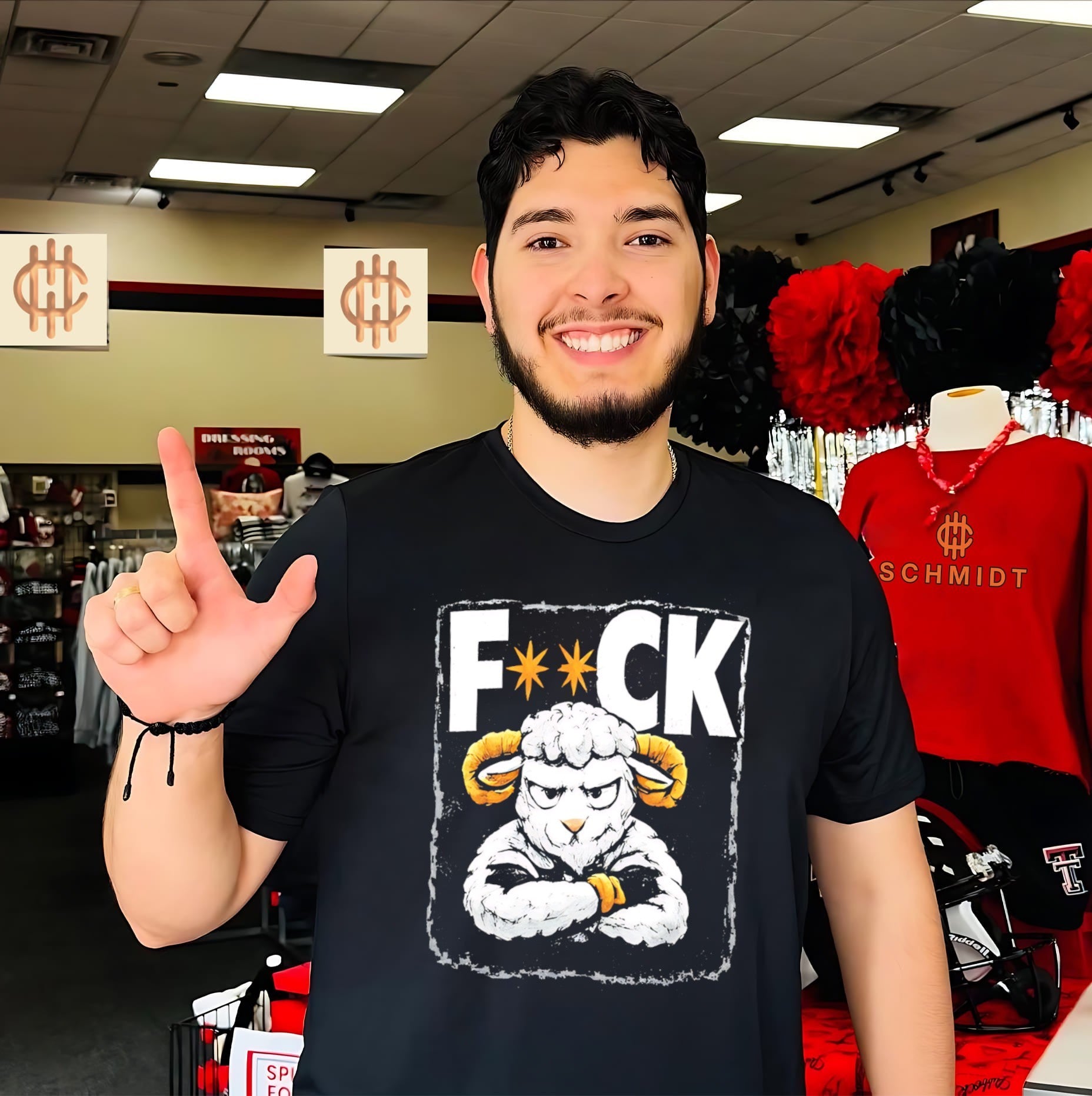 Fuck sheep cartoon vintage shirt