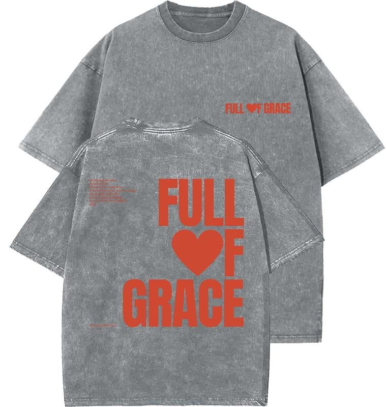 Full Grace Washed Christian Vintage 90s Top Womenswear Cotton Mineral Color T-Shirts, Hoodie, Sweatshirt