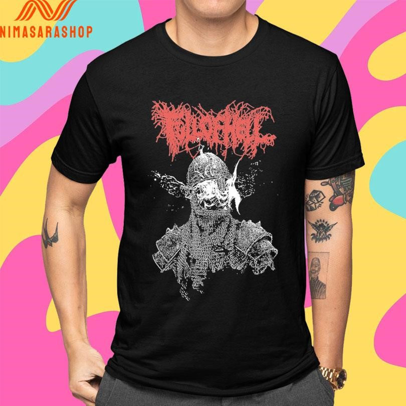 Full Of Hell Fallen Bat Knight Shirts