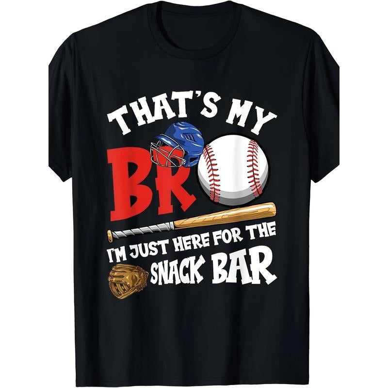 Fun Brotherly Love 220g Baseball T-Shirt - That's My Brother Design made in usa Hoodie Sweatshirt | PrintMintTees.com