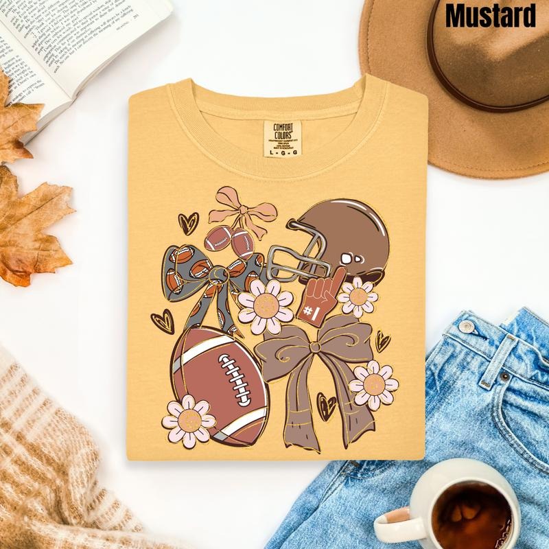 Fun Football Collage Comfort Colors T-Shirt 'NLB' Hoodie, Sweatshirt | PrintMintTees.com