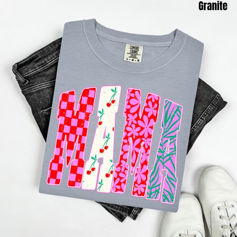 Fun Mama Pattern Comfort Colors T-Shirt 'NLB Hoodie, Sweatshirt | PrintMintTees.com