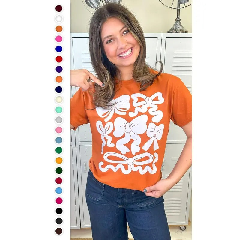 Funky Bows Graphic T-Shirt Hoodie Sweatshirt | PrintMintTees.com