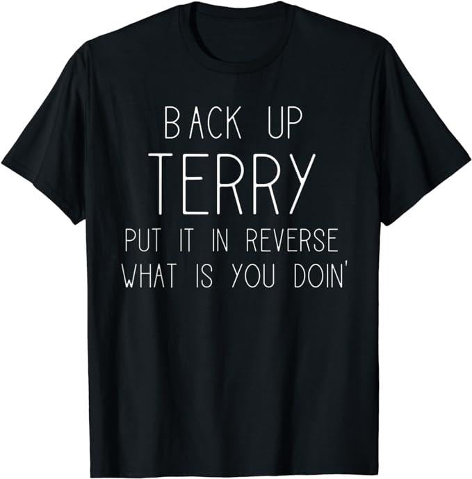 Funny 4th of July Shirts For Men, Back Up Terry Put It In Reverse Funny 4th of July T-Shirt Menswear Top Casual Cotton...