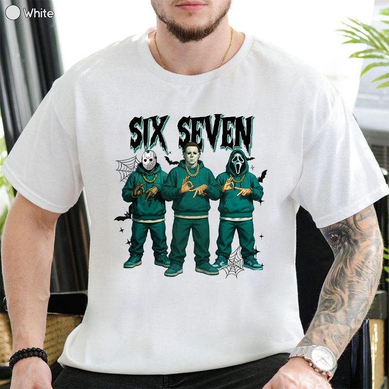 Funny 67 Halloween Shirt, Six Seven Shirt, 6 7 Movie Killers Sweatshirt, Trending Shirt Hoodie | PrintMintTees.com