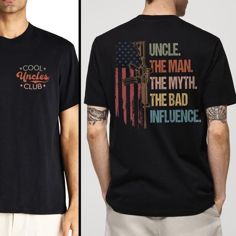 Funny American Flag Uncle Cool Uncles Club Shirt Uncle Best Uncle T-Shirts, Hoodie, Sweatshirt