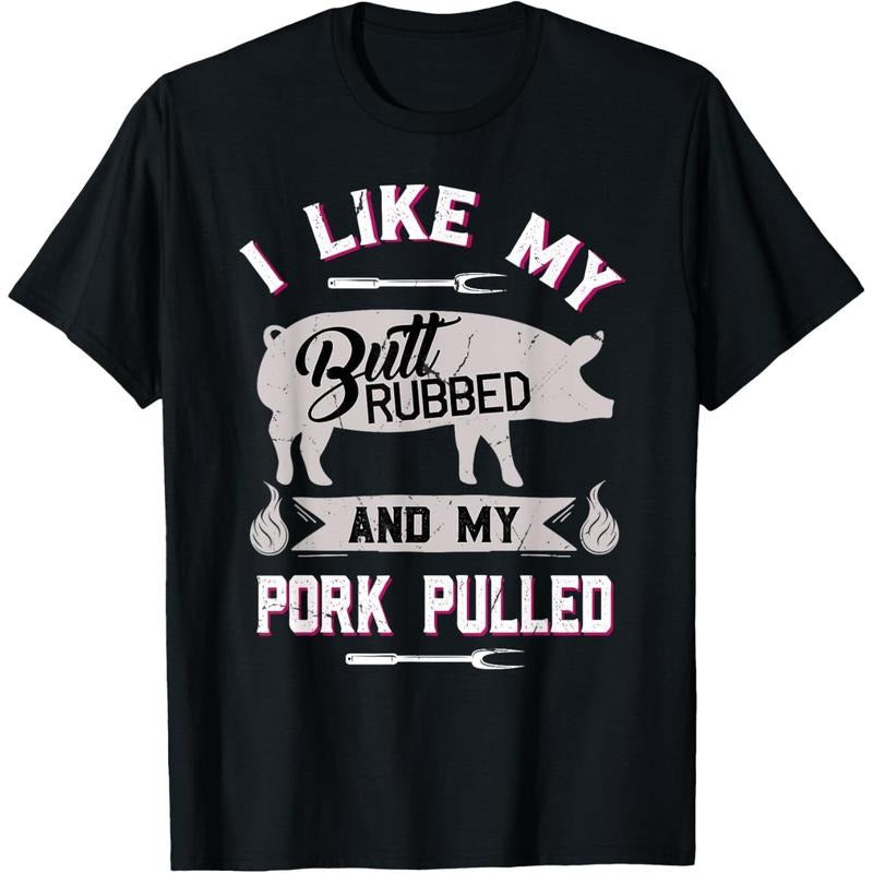 Funny BBQ Grilling Quote Pig Pulled Pork T-Shirt made in usa Hoodie Sweatshirt | PrintMintTees.com