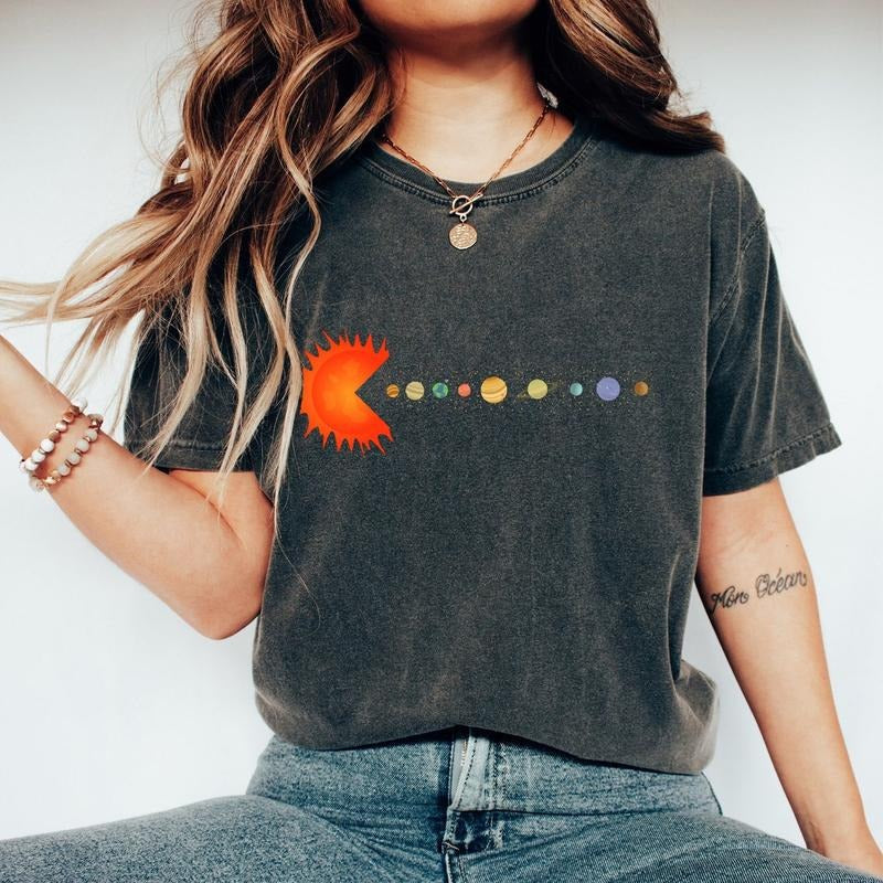 Funny Back to School Shirt, Solar Solution System Shirt, Cute Science Teacher Shirt Hoodie Sweatshirt | PrintMintTees.com