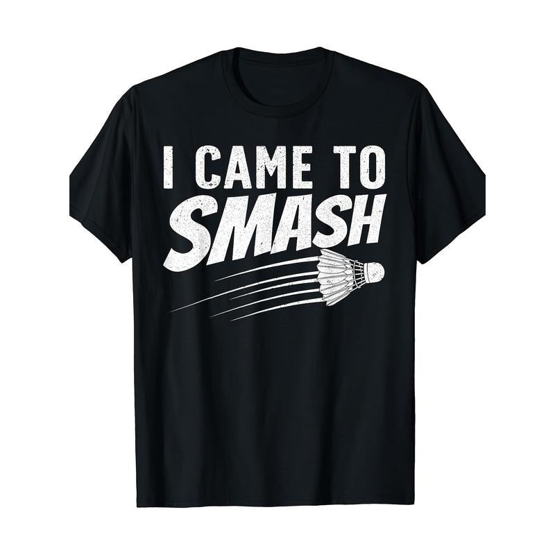 Funny Badminton Design For Men Women Badminton Players T-Shirt Made in USA Hoodie Sweatshirt | PrintMintTees.com