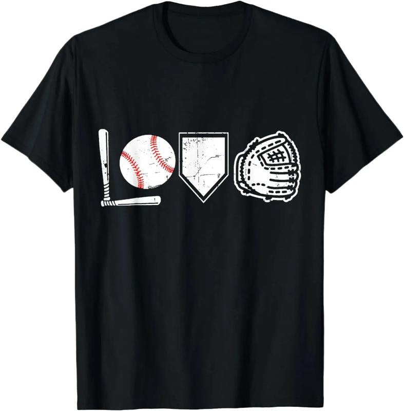 Funny Baseball Shirt, I Love Baseball T-Shirt Baseball Casual Clothing Casual Clothing Hoodie, Sweatshirt | PrintMintTees.com