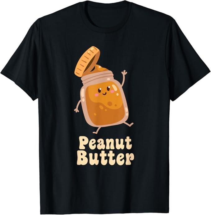Funny Best Friend Shirts, Gift For Best Friend, Peanut Butter & Jelly Matching Couple Halloween Best Friends T-Shirt Top...