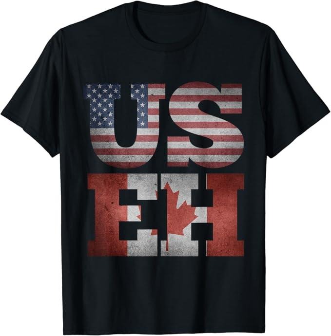 Funny Best Friend Shirts Best Friend USEH Flag Funny American Canadian Friends Citizenship Party Menswear Top Casual Classic Shirt Hoodie Sweatshirt