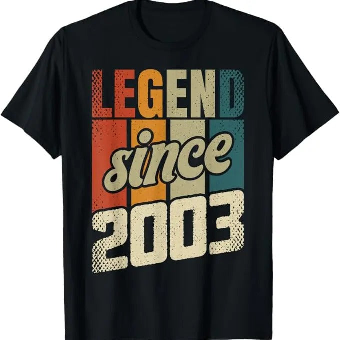 Funny Shirts 21st Man Woman 21 Years 2003 Decorative Funny Menswear Top T-Shirts, Hoodie, Sweatshirt