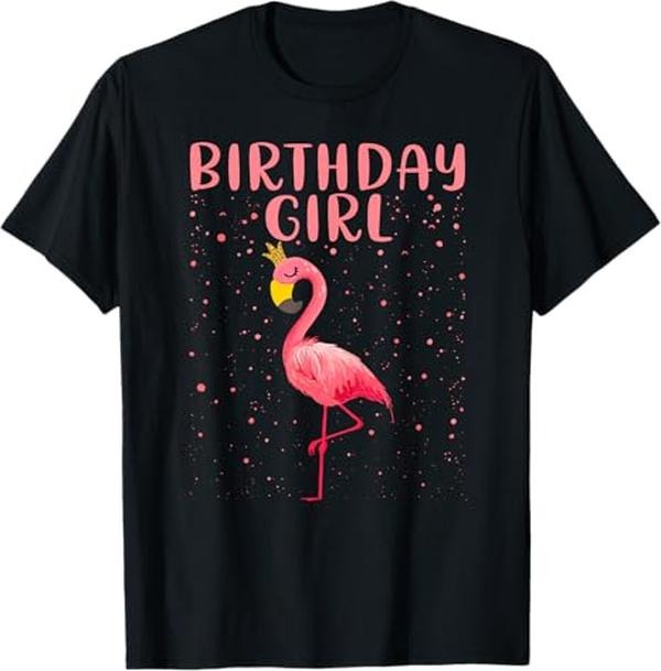 Funny Shirts Girl Funny Flamingo Lover Princess Girl Menswear Top T-Shirts, Hoodie, Sweatshirt