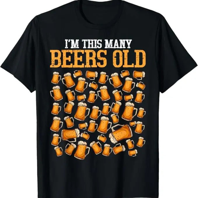 Funny Shirts Funny 50 Year Old Beer Drinking Gag 50th Menswear Top Shirt Hoodie Sweatshirt