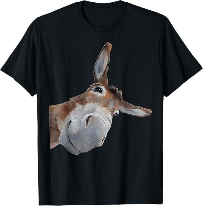 Funny Bruh Shirt, Peach-Bruh Funny Donkey Art Donkey Head T-Shirt - Menswear Top Hoodie Sweatshirt | PrintMintTees.com