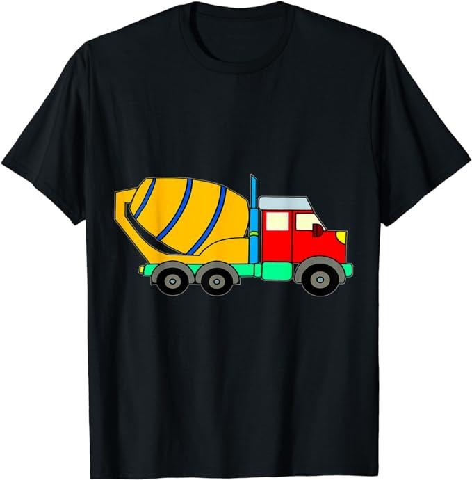 Funny Construction Work Shirts, Cement Mixer Construction Site Work Concrete Truck T-Shirt Menswear Casual Cotton Hoodie...