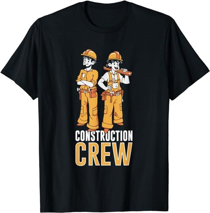 Funny Construction Work Shirts, Construction Crew Worker Teamwork Site T-Shirt Menswear Casual Cottonstyle{n002}2 Hoodie...