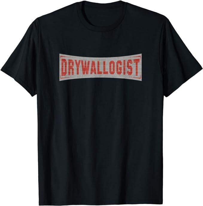 Funny Construction Work Shirts, Drywallologist Drywall Contractor, Drywall Finishe T Shirt Menswear Casual Cotton Hoodie...
