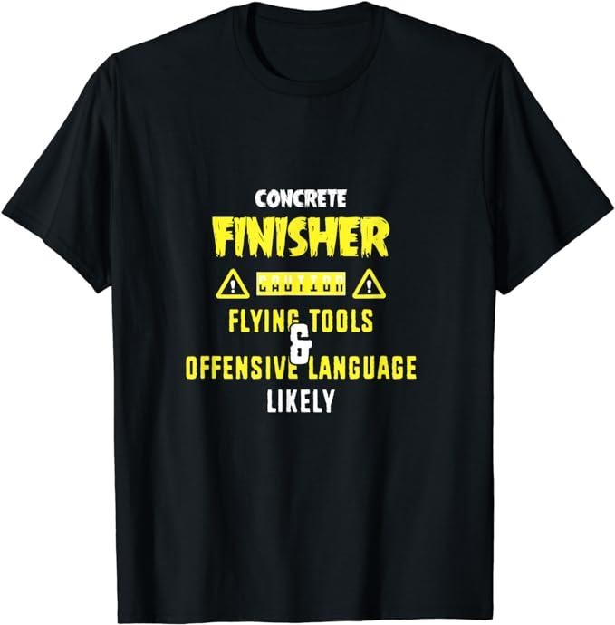 Funny Construction Work Shirts Funny Work Construction Concrete Finisher Menswear Casual Cotton Shirt Hoodie Sweatshirt