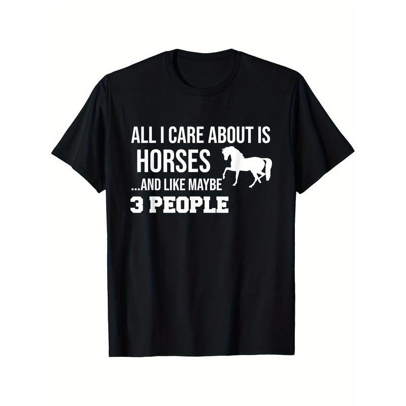 Funny Cute Horse Shirt Gift Men Women Teens T-Shirt made in usa Hoodie Sweatshirt | PrintMintTees.com