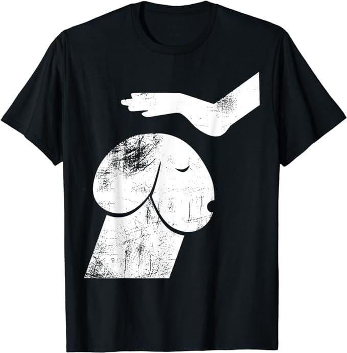 Funny Dark Humor Shirts For Men, Dirty Mind Dog Shirt A Funny Dog Adult Humor Retro Vintage T-Shirt Menswear Casual...