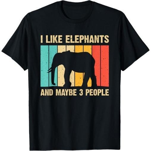 Funny Elephant Design Men Elephant Lover T-Shirt Made in USA Hoodie Sweatshirt | PrintMintTees.com