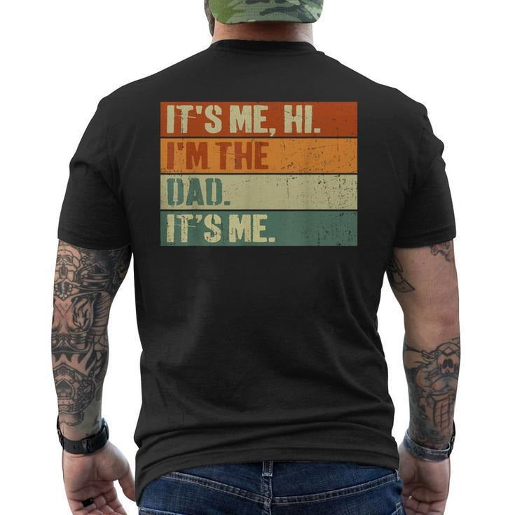 Funny Shirts Dad Dad Me Hi I'M Dad Me Back Print Casual Basic Smooth T-Shirts, Hoodie, Sweatshirt