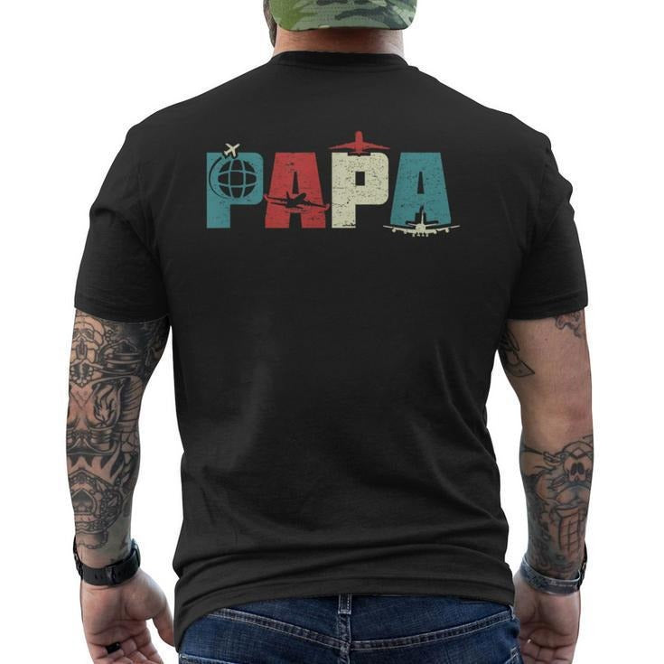 Funny Shirts Dad Papa Pilot Dad Aviation Flying Airplane Lovers Back Print Casual Basic Smooth T-Shirts, Hoodie, Sweatshirt
