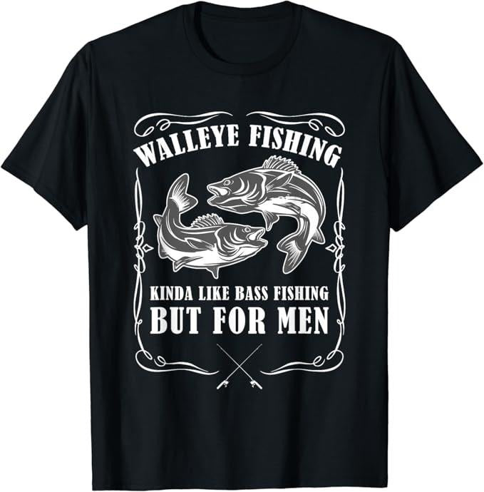 Funny Fishing Shirts, Walleye Fishing For Men Funny Fishing T-Shirt Cotton Fashion Casual Classic Hoodie, Sweatshirt