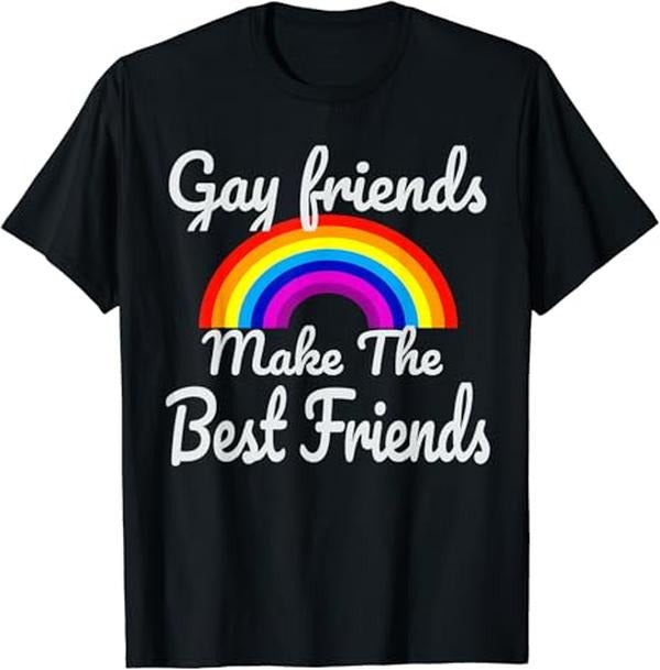 Funny Friend Shirts Gay Best Friend Gay Ally Best Friends Pride LGBT Allies Menswear Top Casual Classic T-Shirts, Hoodie, Sweatshirt