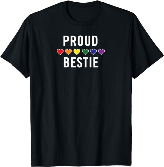 Funny Friend Shirts, Gift For Gay Best Friend, LGBT Gay Pride Month I Like My Tequila Straight But Friends T-Shirt Top...