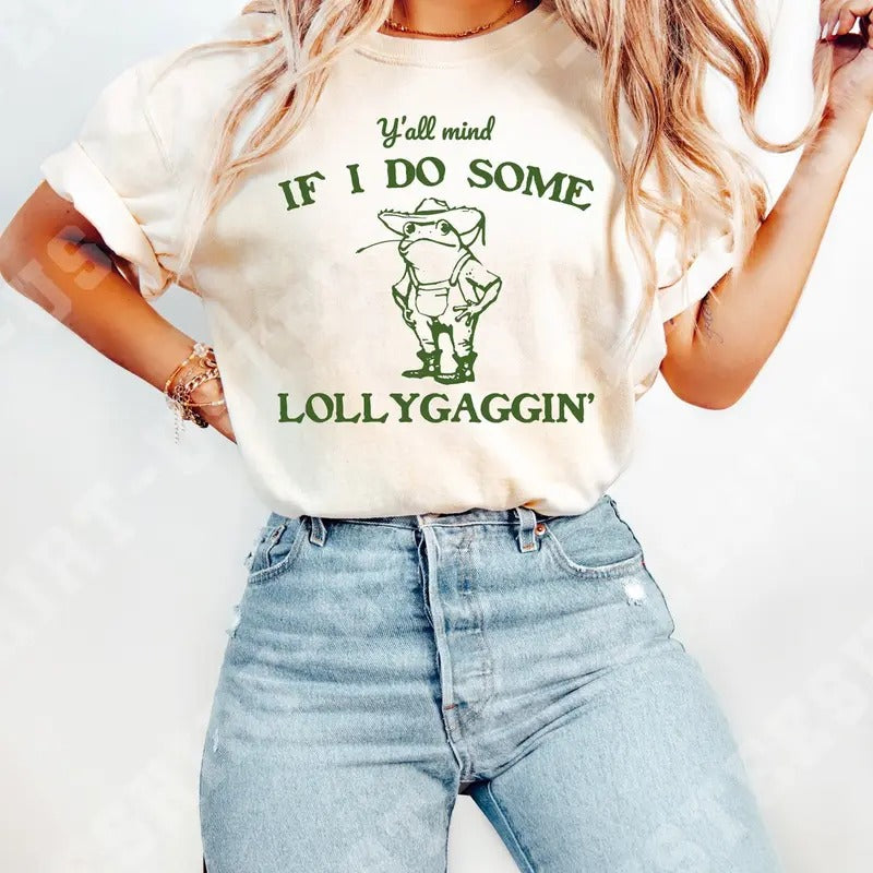 Funny Frog Shirt, Meme Shirt, Cowboy Frog Shirt, Funny Western Shirt, Frog T-shirt Hoodie Sweatshirt | PrintMintTees.com