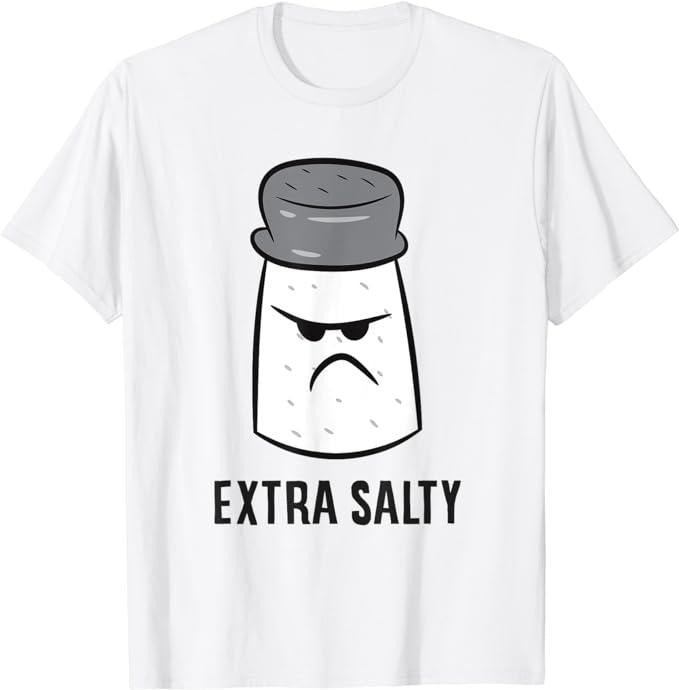 Funny Gamer Shirts, Special Gifts For Gamers, Extra Salty Funny Salty Gamer T-Shirt Menswear Top Casual Classic Hoodie...