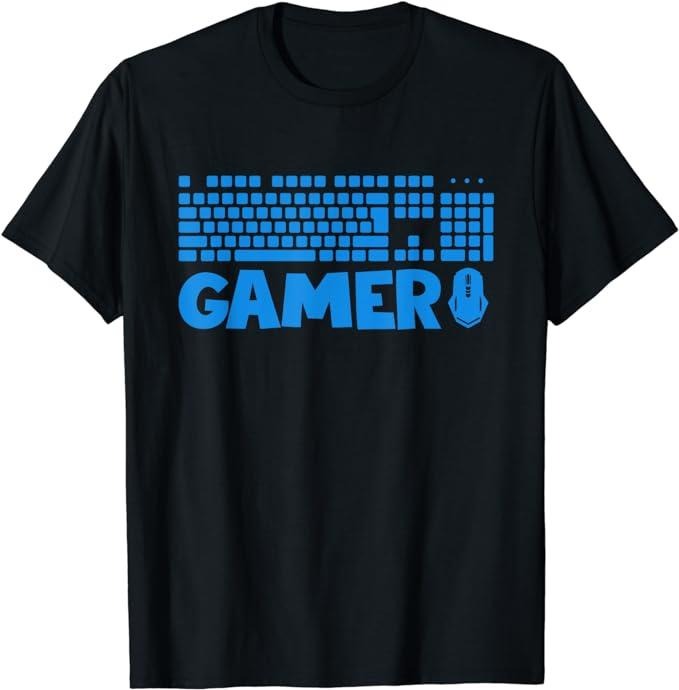 Funny Gamer Shirts, Special Gifts For Gamers, Funny PC Gamer Keyboard Video Computer Gaming Lovers Outfit T-Shirt...