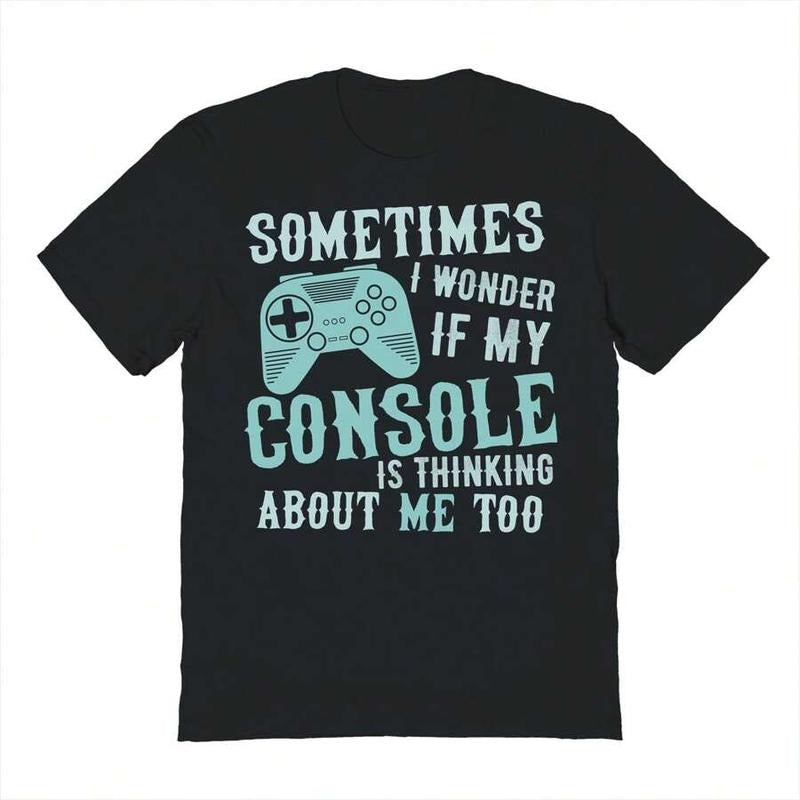 Funny Gamer Shirts, Special Gifts For Gamers, Haywood Main Gaming Console Graphic T-Shirt Menswear Top Casual Classic...
