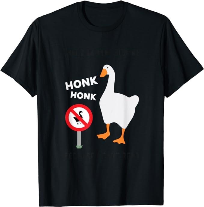 Funny Gamer Shirts, Special Gifts For Gamers, Untitled Goose Game Funny T-Shirt Menswear Casual Classic Hoodie Sweatshirt