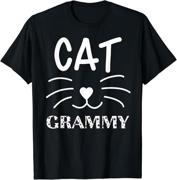 Funny Grandma Shirt Grandmother Cat Grammy Casual Cotton Top T-Shirts, Hoodie, Sweatshirt