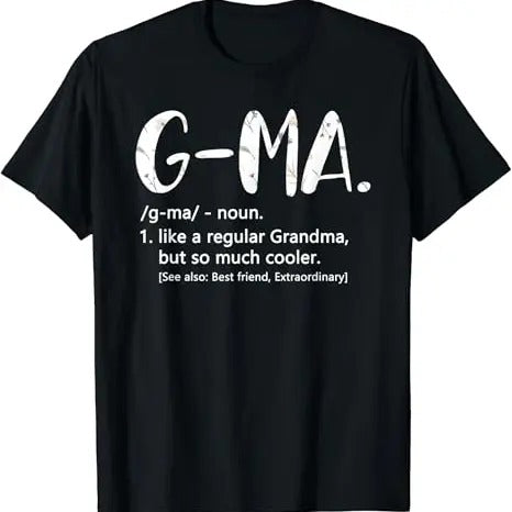 Funny Grandma Shirt Grandmother Cute Grandma G Ma Casual Cotton Top Shirt Hoodie Sweatshirt