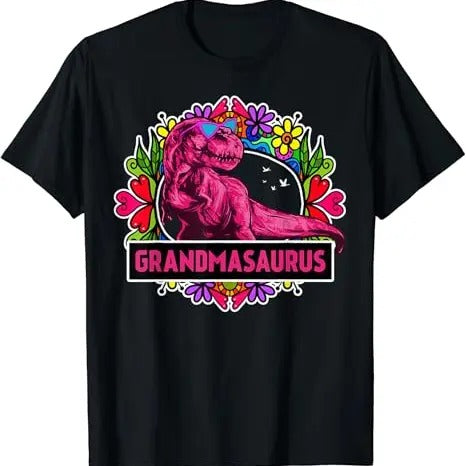 Funny Grandma Shirt, Gift For Grandmother, Funny Grandma Saurus T-Shirt Casual Cotton Top Hoodie Sweatshirt