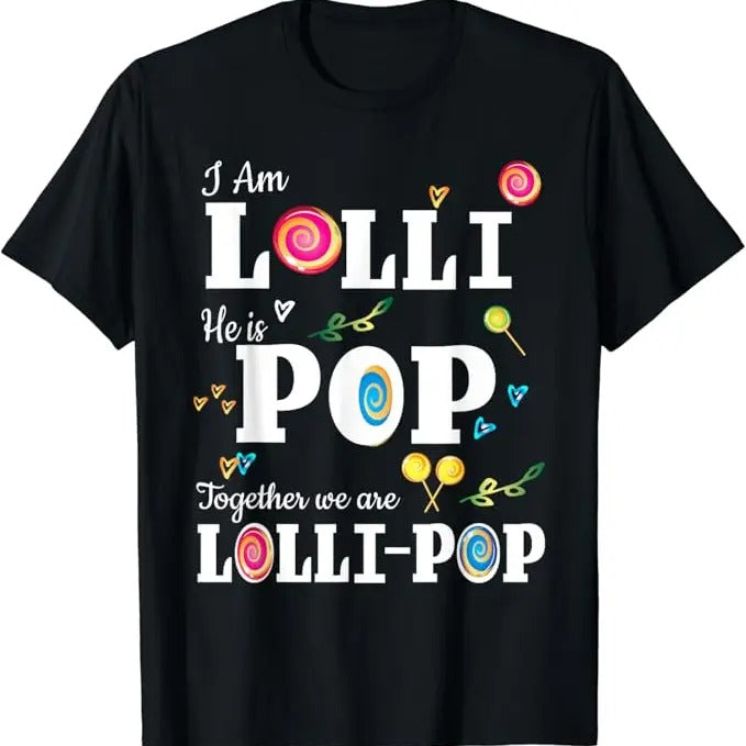 Funny Grandma Shirt Grandmother Funny Lolli Pop Lollipop Grandmother Grandfather Shirt Casual Cotton Top Shirt Hoodie Sweatshirt