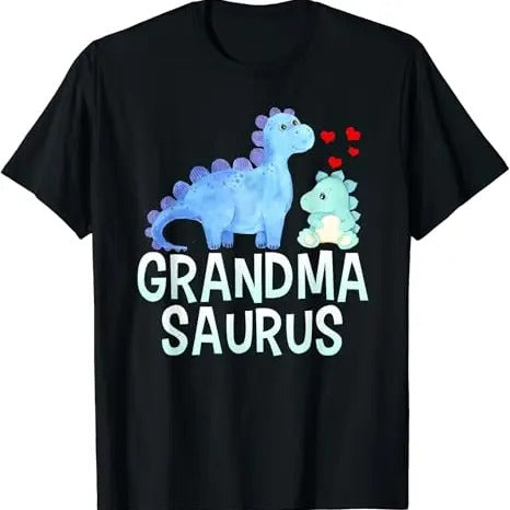 Funny Grandma Shirt, Gift For Grandmother, Grandmasaurus T-Shirt Casual Cotton Top Hoodie Sweatshirt | PrintMintTees.com