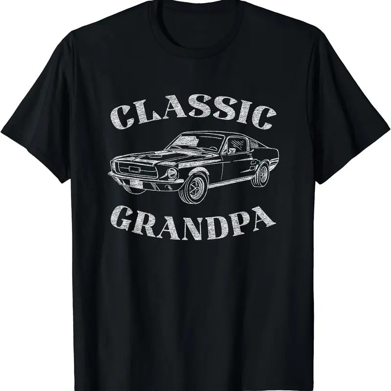 Funny Grandpa Classic Car Graphic T-Shirt Hoodie Sweatshirt | PrintMintTees.com
